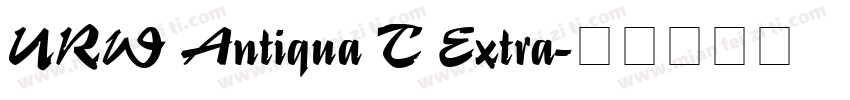 URW Antiqua T Extra字体转换